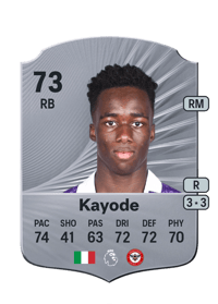 Michael Kayode Rare 73 OVR