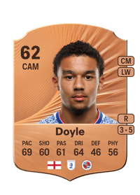 Kamari Doyle Rare 62 OVR