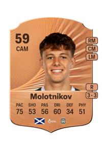 Rudi Molotnikov Rare 59 OVR