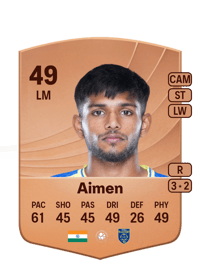 Mohammed Aimen Common 49 OVR