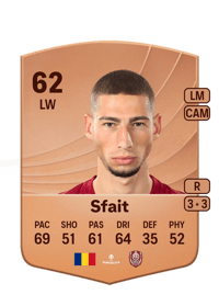 Andres Sfait Common 62 OVR