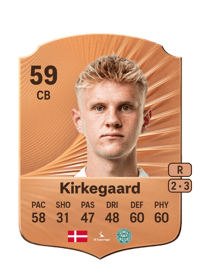 Lukas Kirkegaard Rare 59 OVR