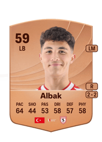 Enes Albak Common 59 OVR