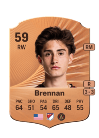 Luke Brennan Rare 59 OVR
