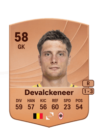 Niels Devalckeneer Common 58 OVR
