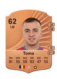 Mihai Toma Rare 62 OVR