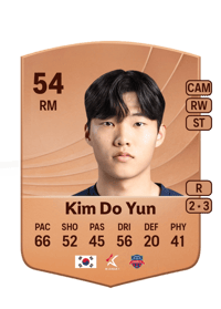 Kim Do Yun Common 54 OVR
