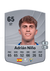 Adrián Niño Common 65 OVR