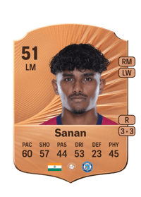 Mohammed Sanan Rare 51 OVR