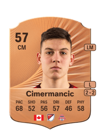 Markus Cimermancic Rare 57 OVR