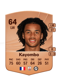 Axel Kayombo Common 64 OVR