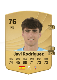 Javi Rodríguez Common 76 OVR