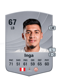 César Inga Common 67 OVR