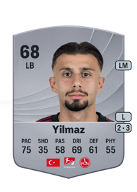 Berkay Yilmaz Common 68 OVR