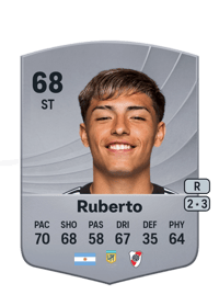 Agustín Ruberto Common 68 OVR