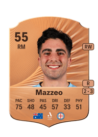 Benjamin Mazzeo Rare 55 OVR