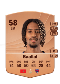 Abdellah Baallal Common 58 OVR