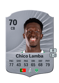 Chico Lamba Rare 70 OVR