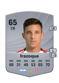 Agustín Irazoque Common 65 OVR