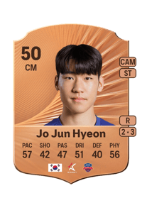 Jo Jun Hyeon Rare 50 OVR