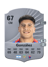 Santiago González Rare 67 OVR