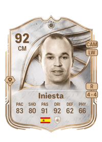 Iniesta Icon 92 OVR