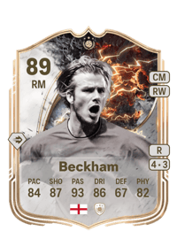 David Beckham Thunderstruck ICON 89 OVR