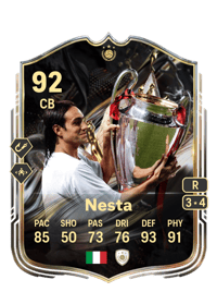 Alessandro Nesta Trophy Titans ICON 92 OVR