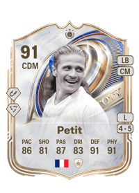 Emmanuel Petit TOTY ICON 91 OVR