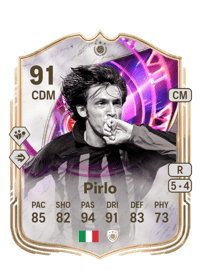 Andrea Pirlo Time Warp Icon 91 OVR