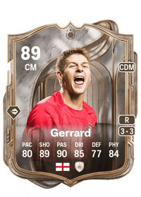 Steven Gerrard Champion Icon 89 OVR