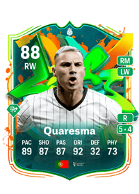 Quaresma Joga Bonito Hero 88 OVR