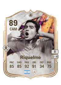 Juan Román Riquelme Unbreakables Icon 89 OVR