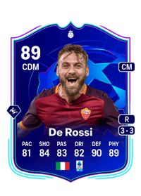 Daniele De Rossi UCL Primetime Hero 89 OVR