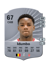 Stanis Idumbo Rare 67 OVR