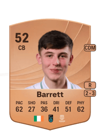 Cian Barrett Common 52 OVR