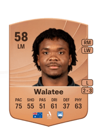 Abel Walatee Common 58 OVR