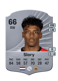 Jaden Slory Rare 66 OVR