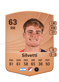 Mateo Silvetti Common 63 OVR
