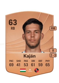 Norbert Kaján Common 63 Overall Rating