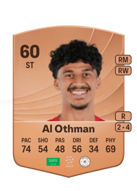 Abdulaziz Al Othman Common 60 OVR