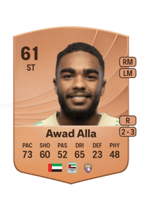 Mohamed Awad Alla Common 61 OVR