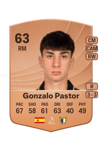 Gonzalo Pastor Common 63 OVR