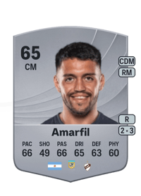 Maximiliano Amarfil Common 65 OVR