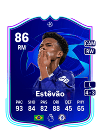 Estêvão UCL Road to the Knockouts 86 OVR