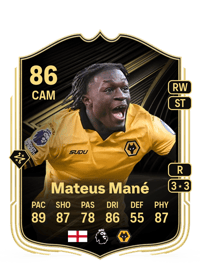 Mateus Mané Team of the Week 86 OVR