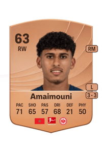Ayoube Amaimouni Common 63 OVR