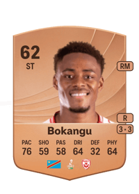 Brandon Bokangu Common 62 OVR
