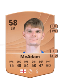 Kyle McAdam Common 58 OVR