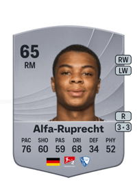 Farid Alfa-Ruprecht Common 65 OVR